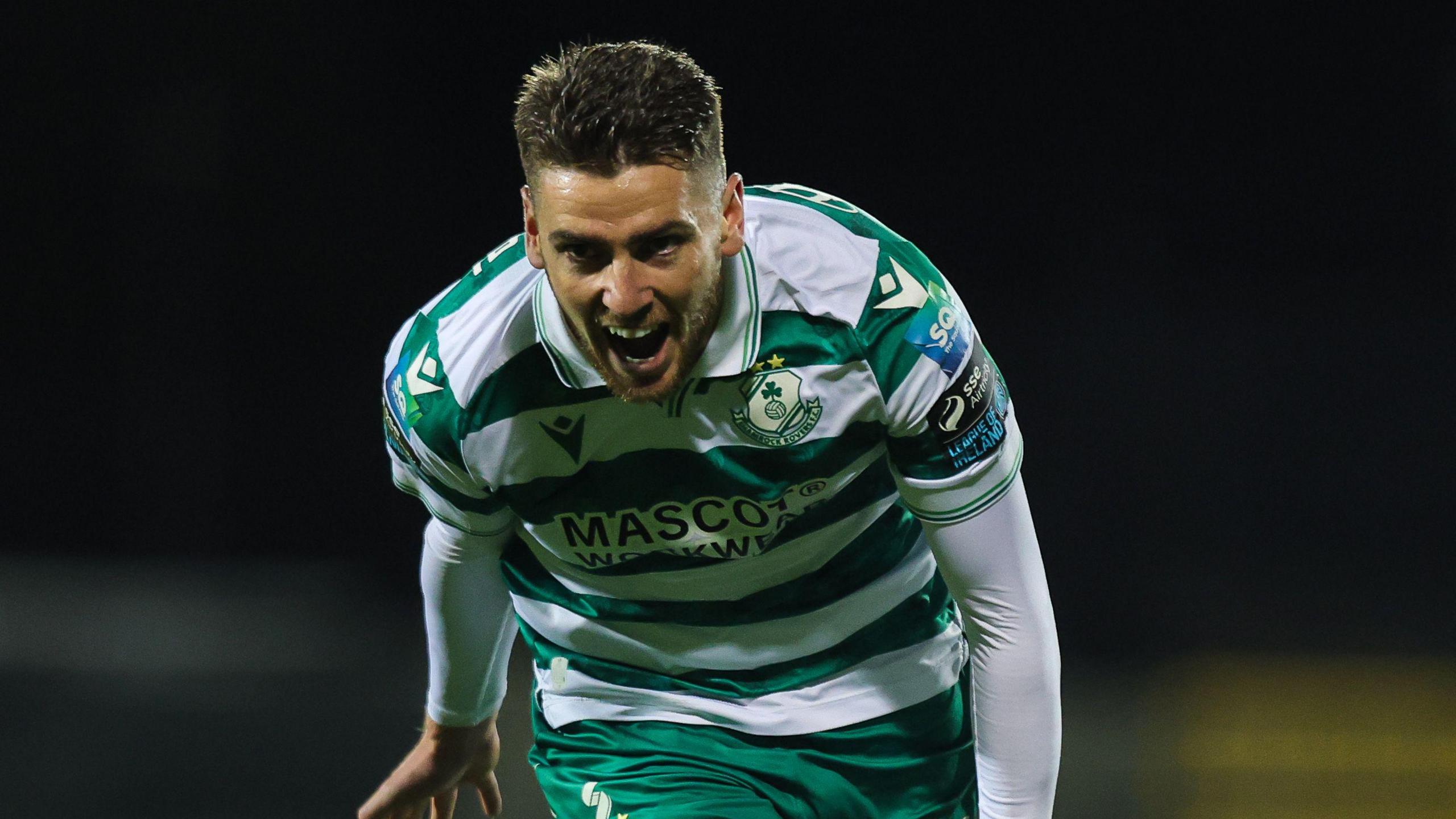 Dylan Watts celebrates the winning goal