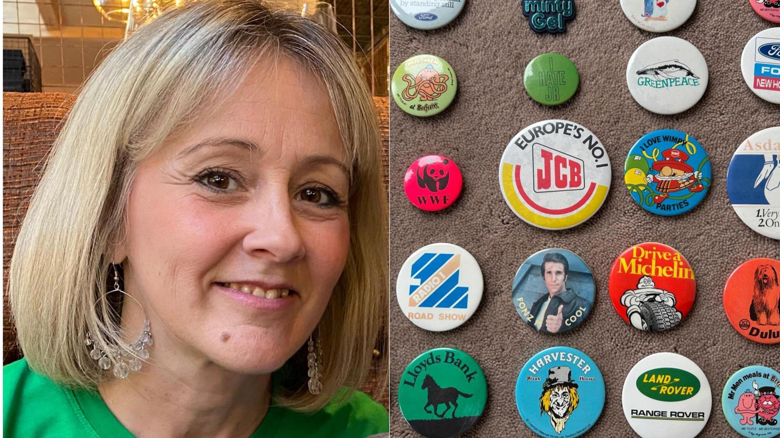 Rebecca Hayes a'i chasgliad o fathodynnau