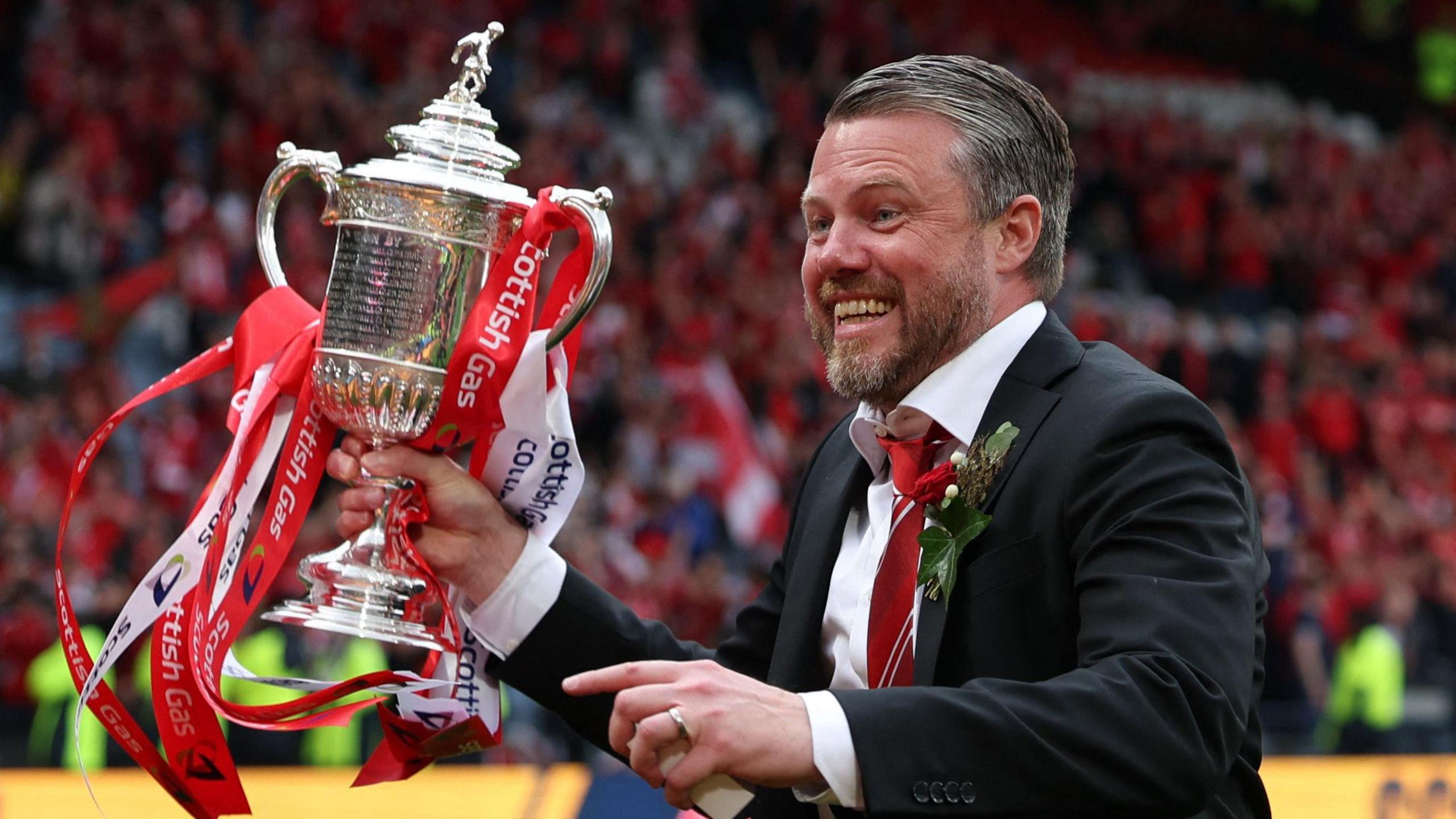 Aberdeen manager Jimmy Thelin