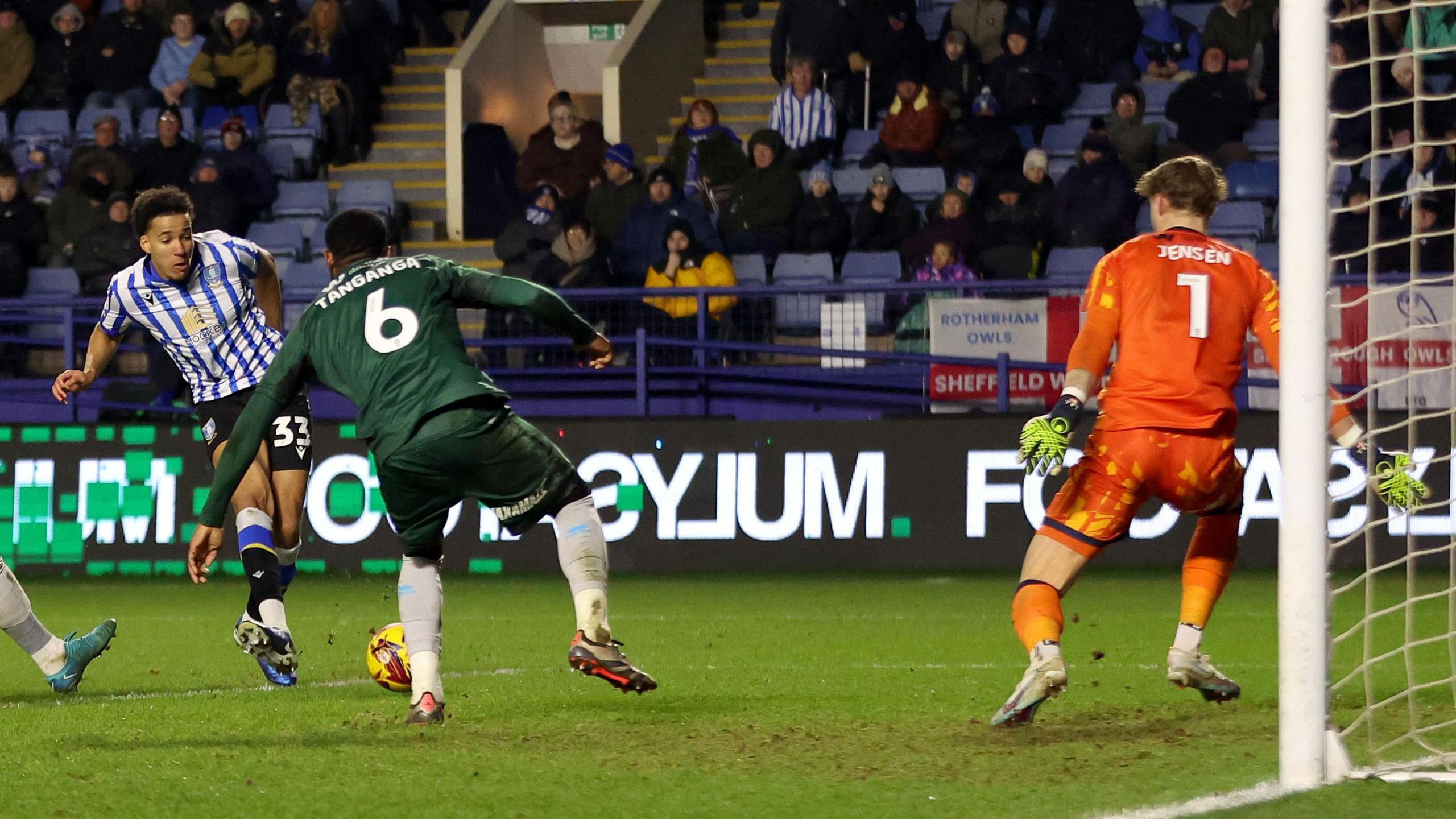 Gabriel Otegbayo scored for Sheffield Wednesday against Millwall