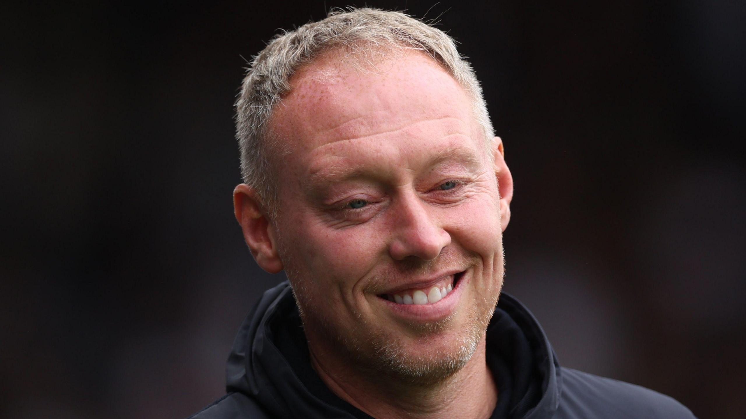Steve Cooper smiling