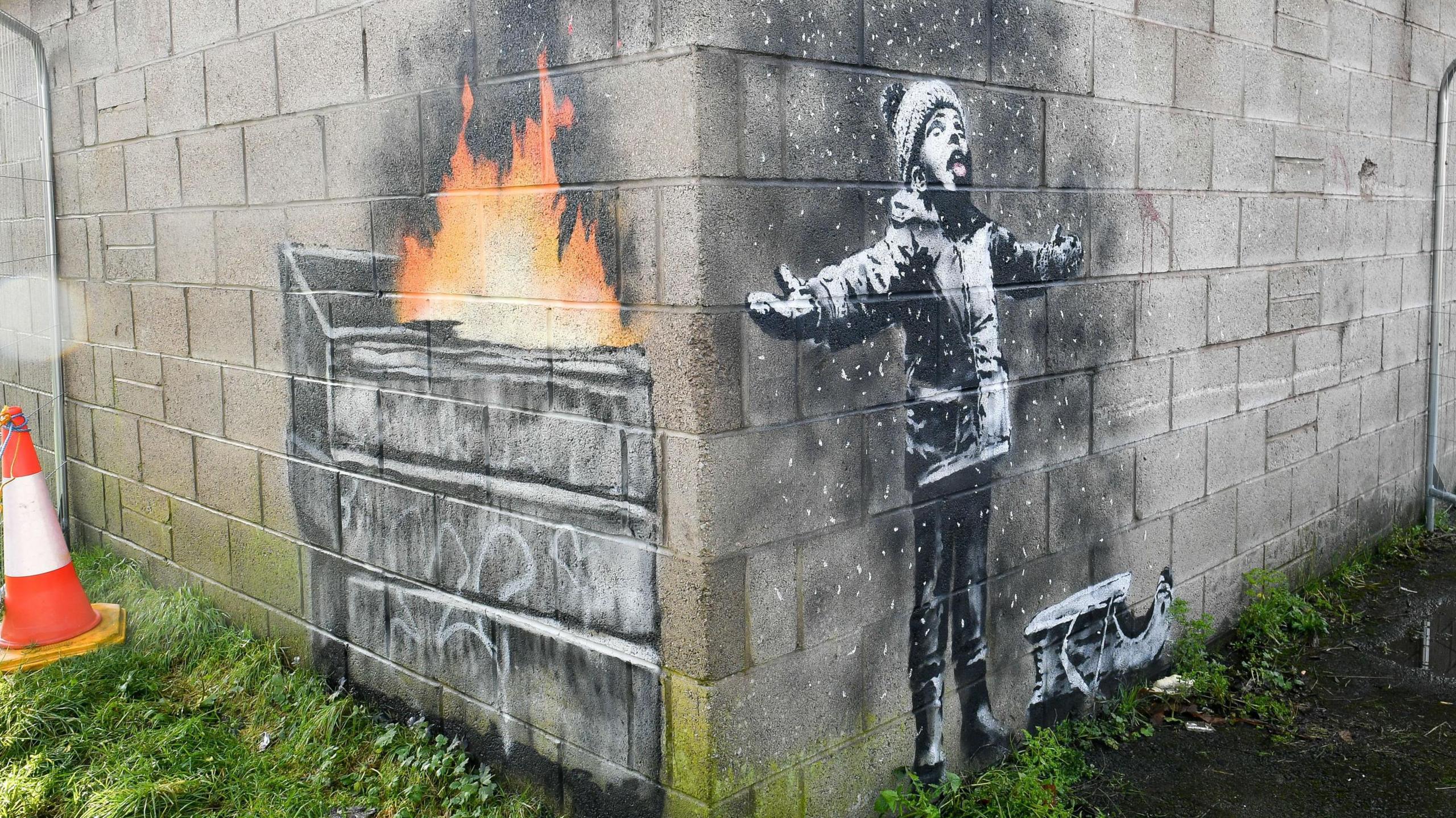Llun Banksy