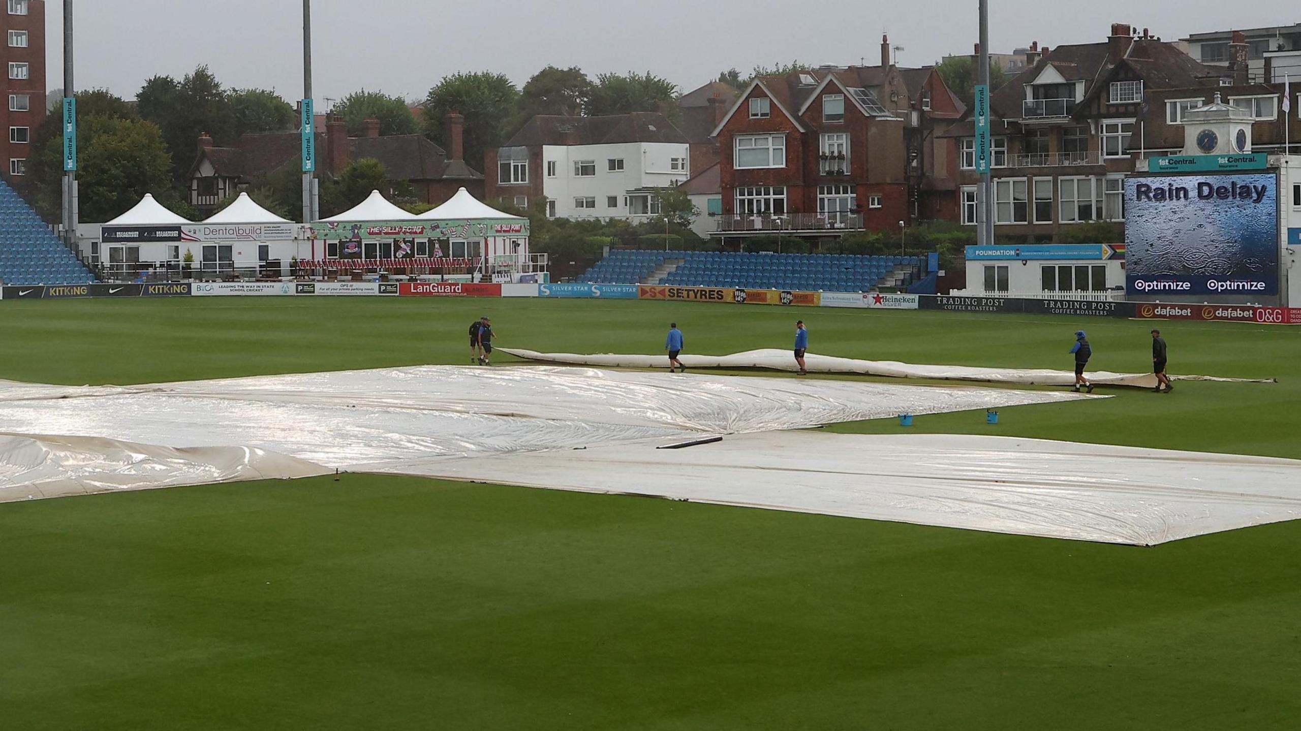 Covers on at Hove