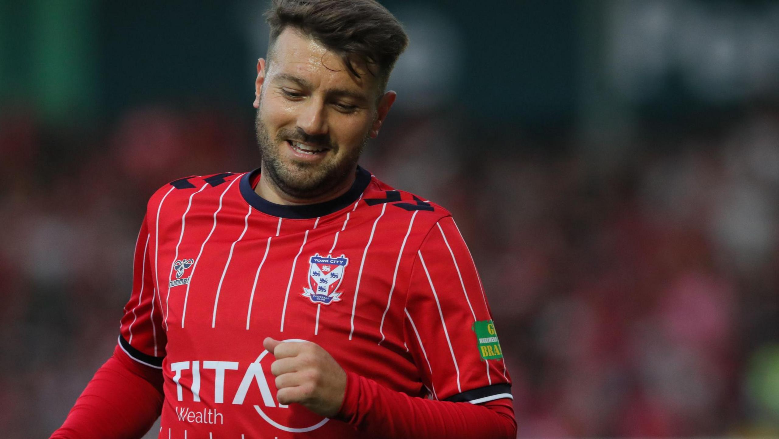 Ollie Pearce in action for York City