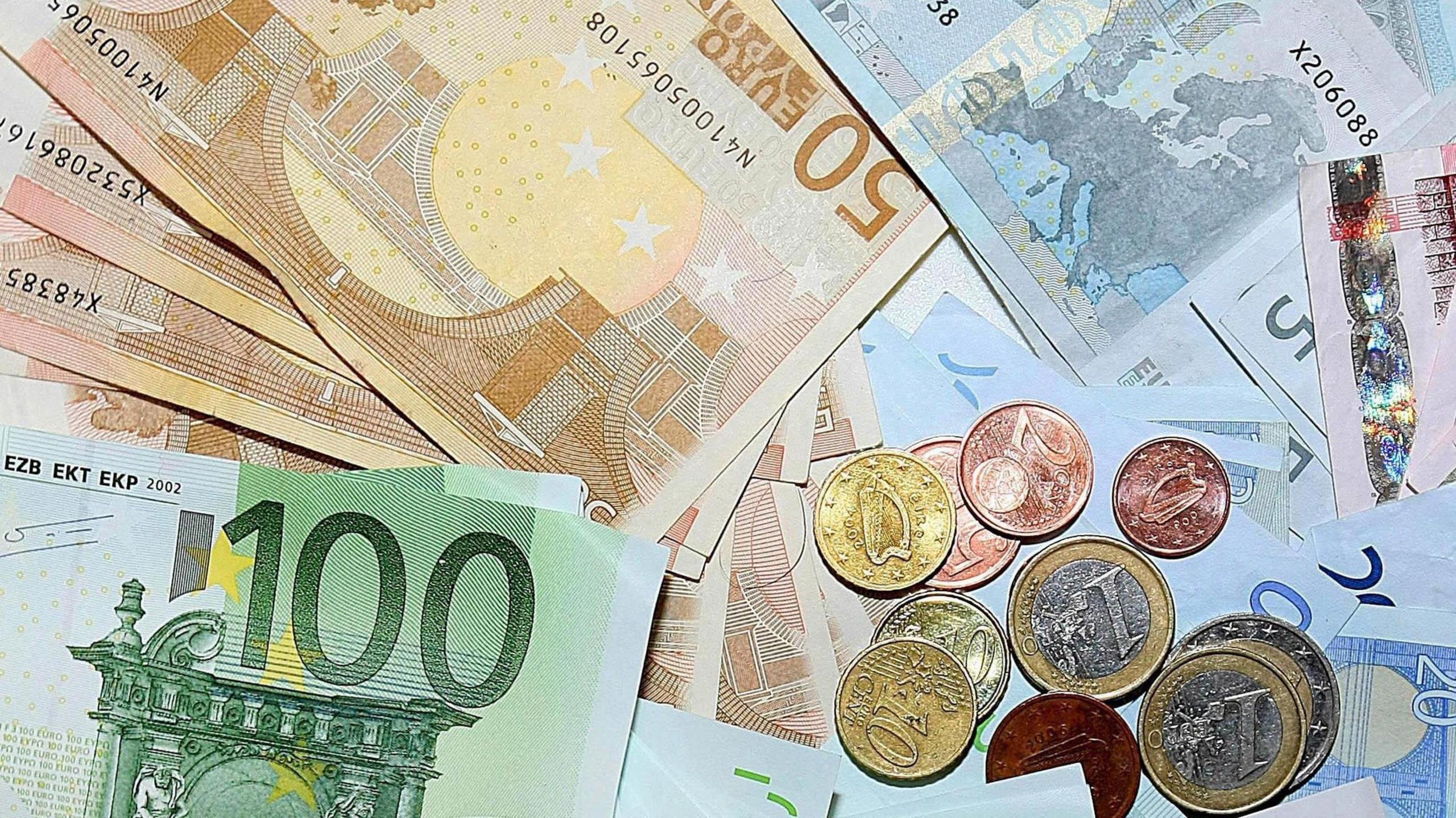 Euro notes and coins