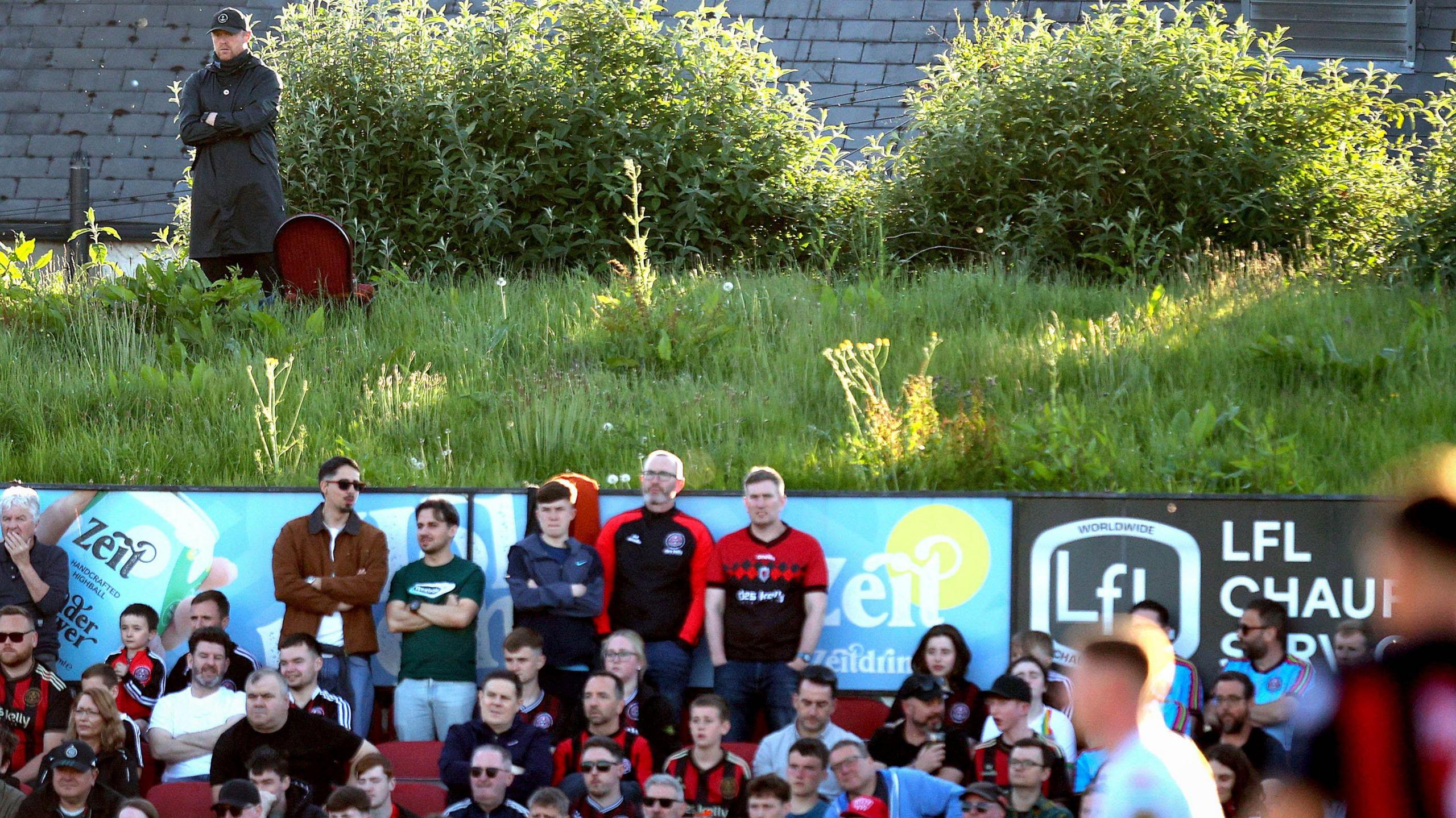 Damien Duff on a hill