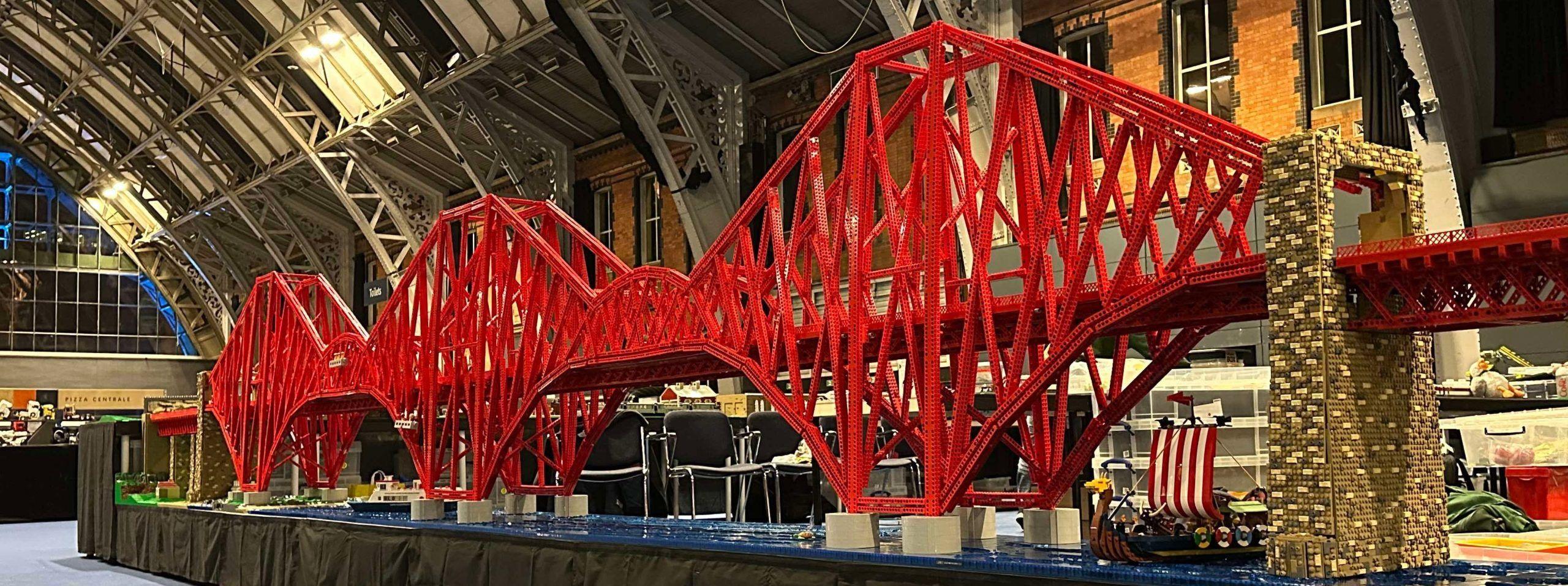 lego replica of the forth bridge 