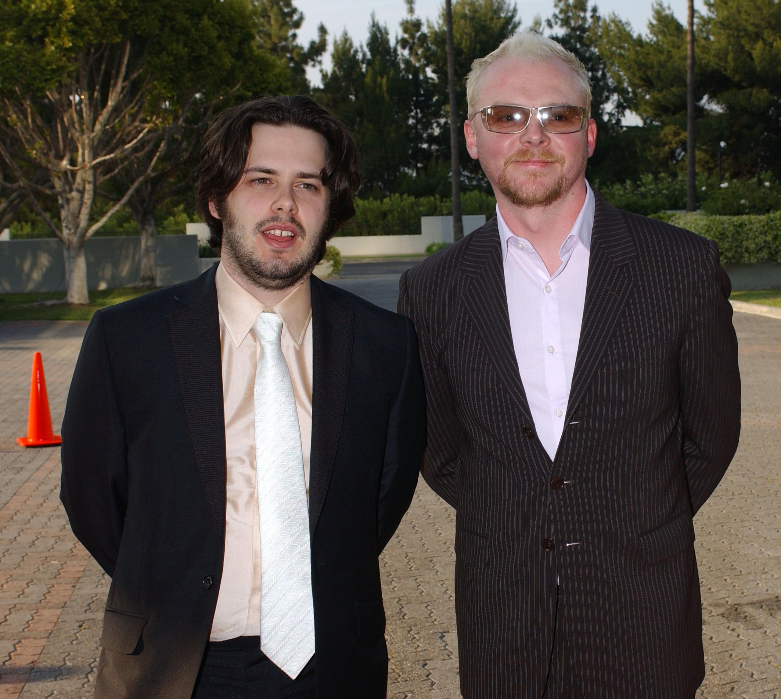 Simon Pegg and Edgar Wright