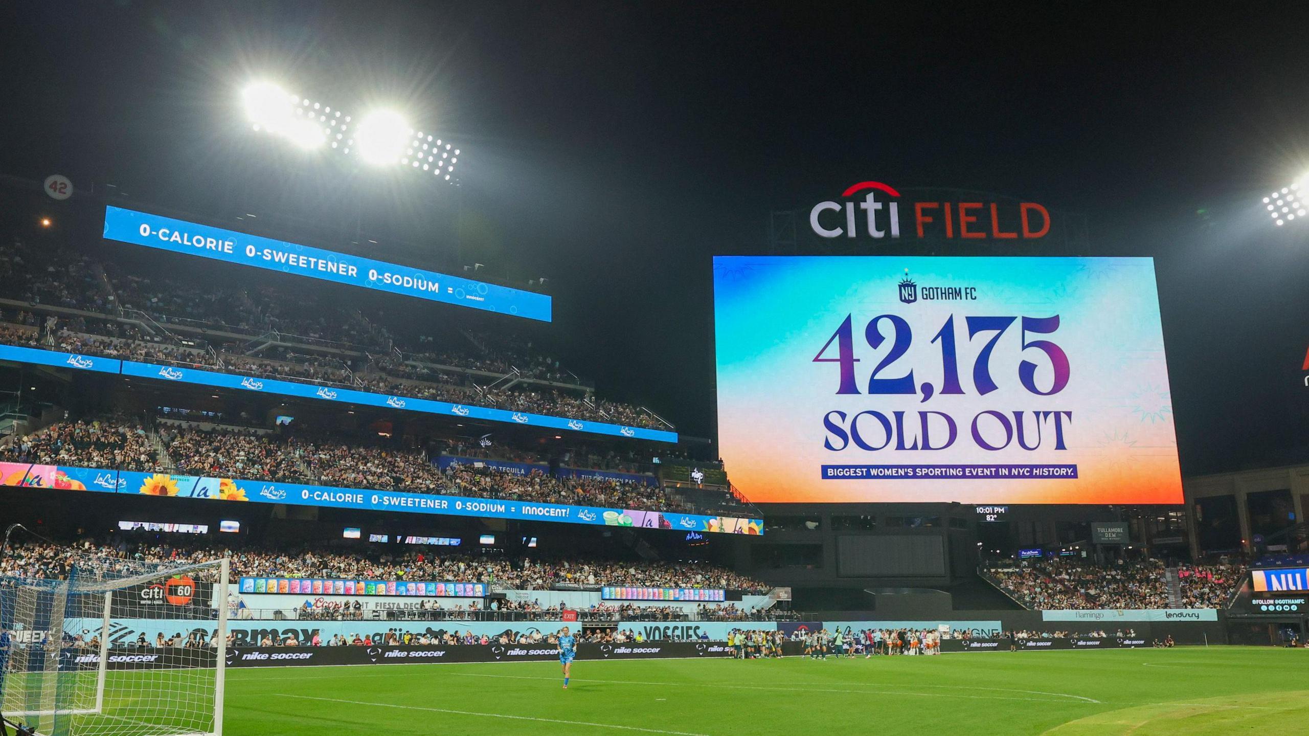Citi Field announce 42,175 sell out crowd