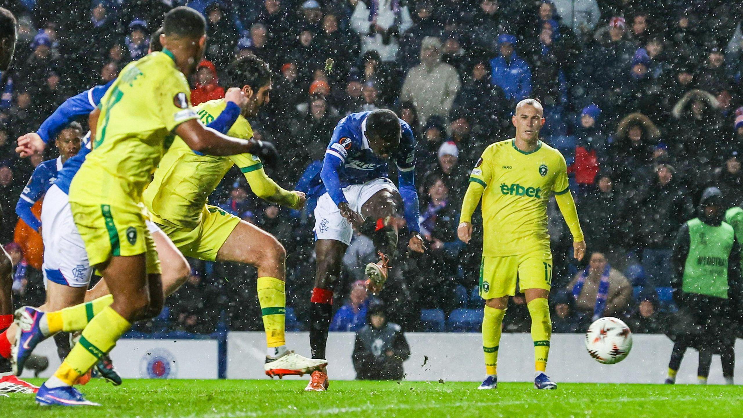 Mohamed Diomande scores for Rangers