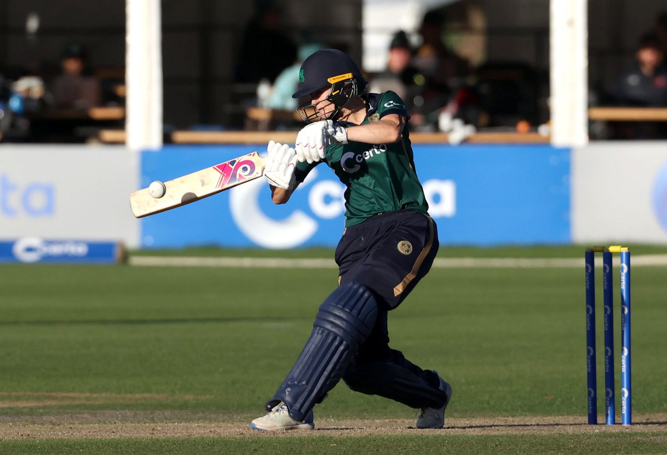 Ireland batter Gaby Lewis v England