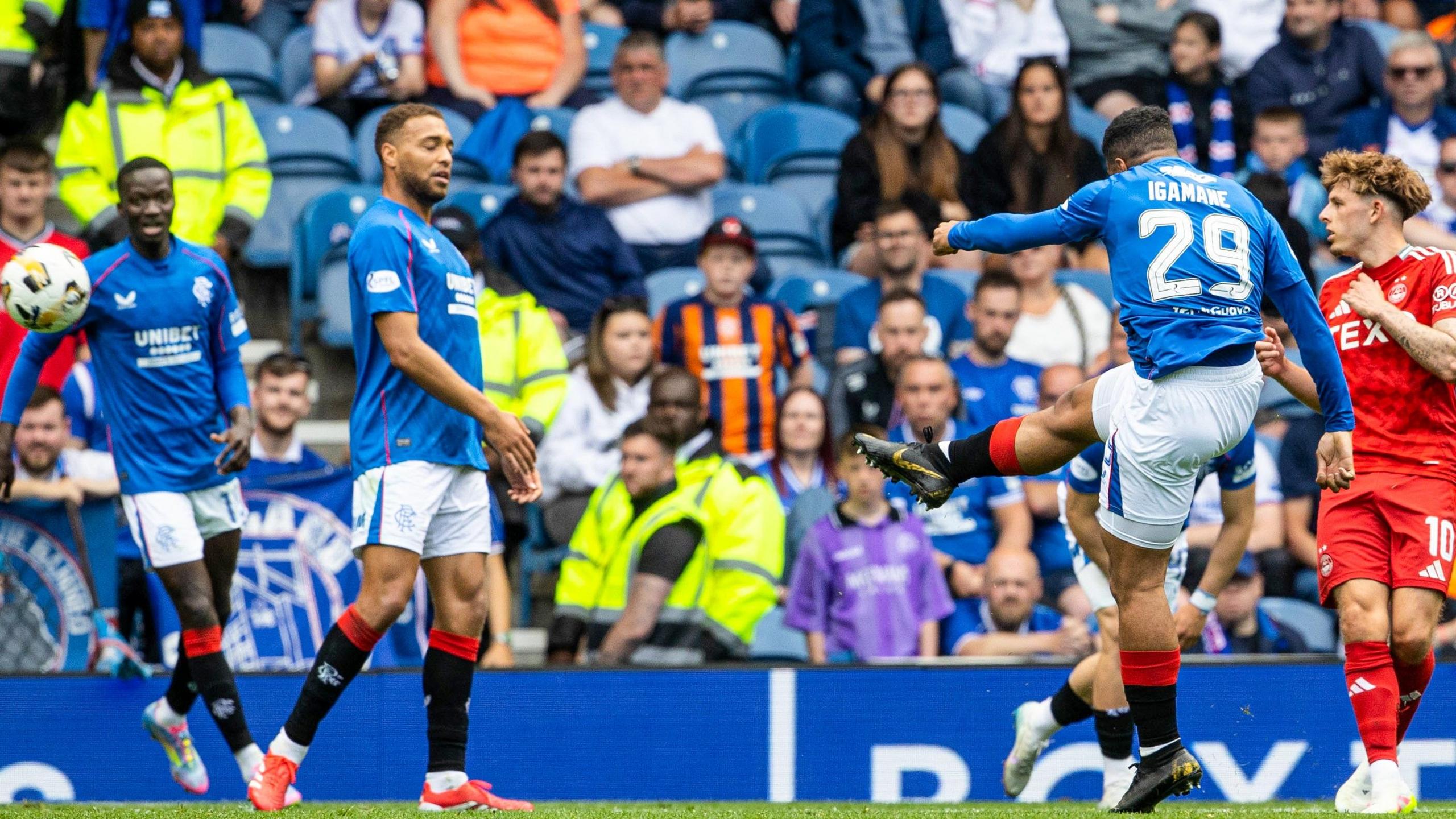 Hamza Igamane made it 3-0 with a brilliant volley