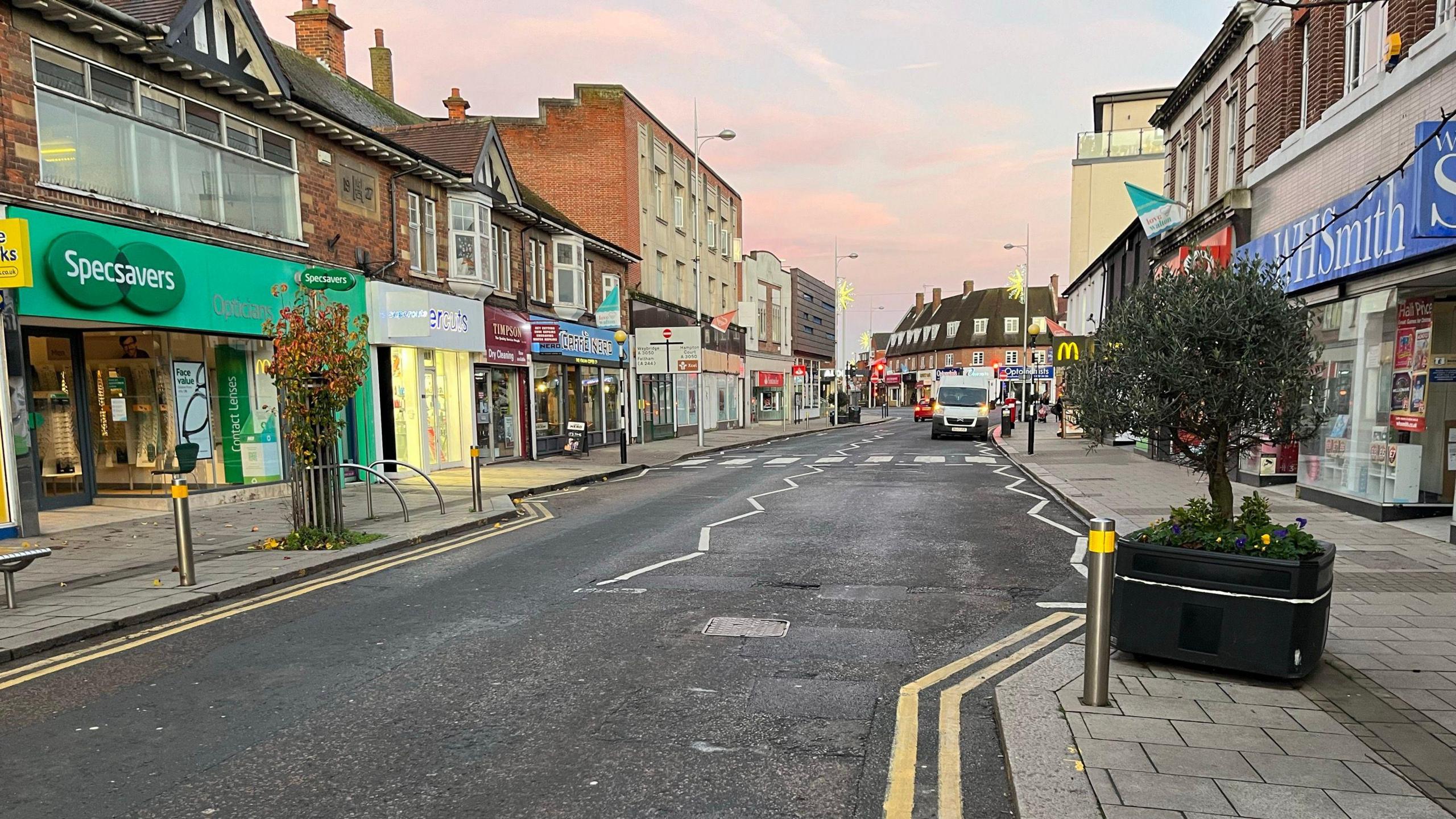 View of Walton-on-Thames high street