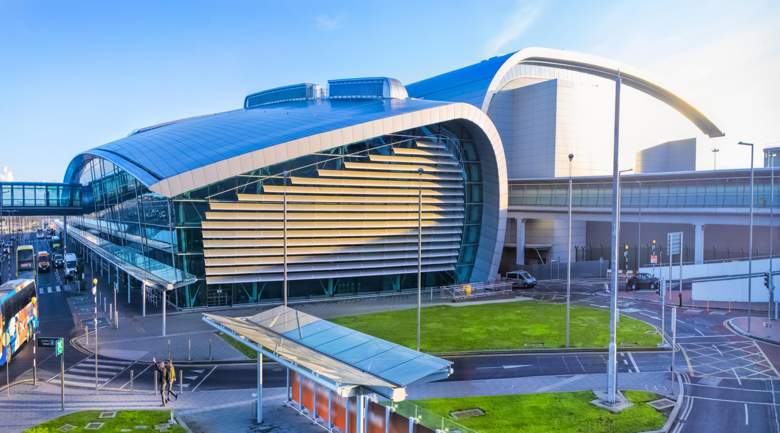 Dublin Airport. Ireland - stock photo