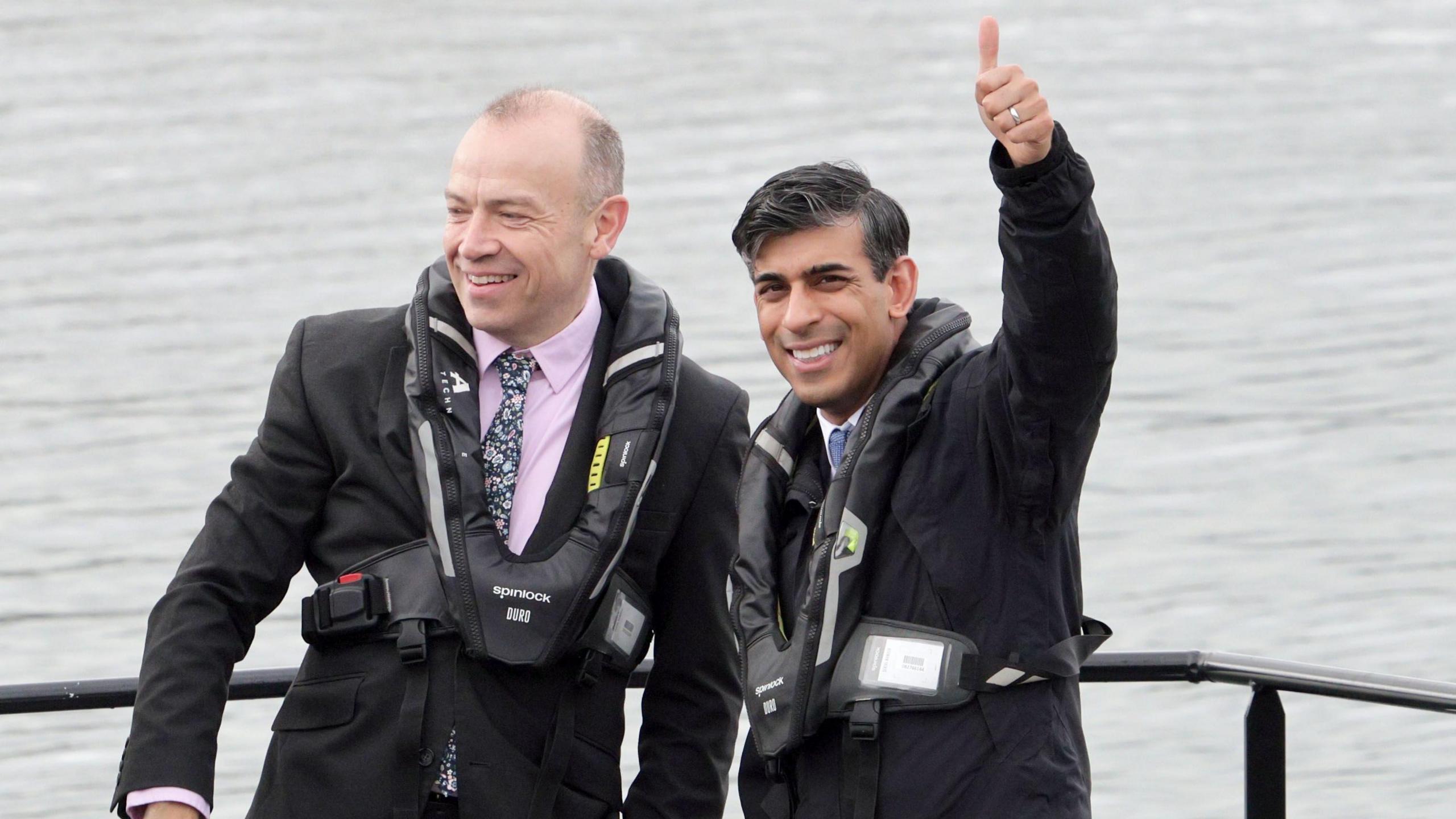 Rishi Sunak and Chris Heaton-Harris