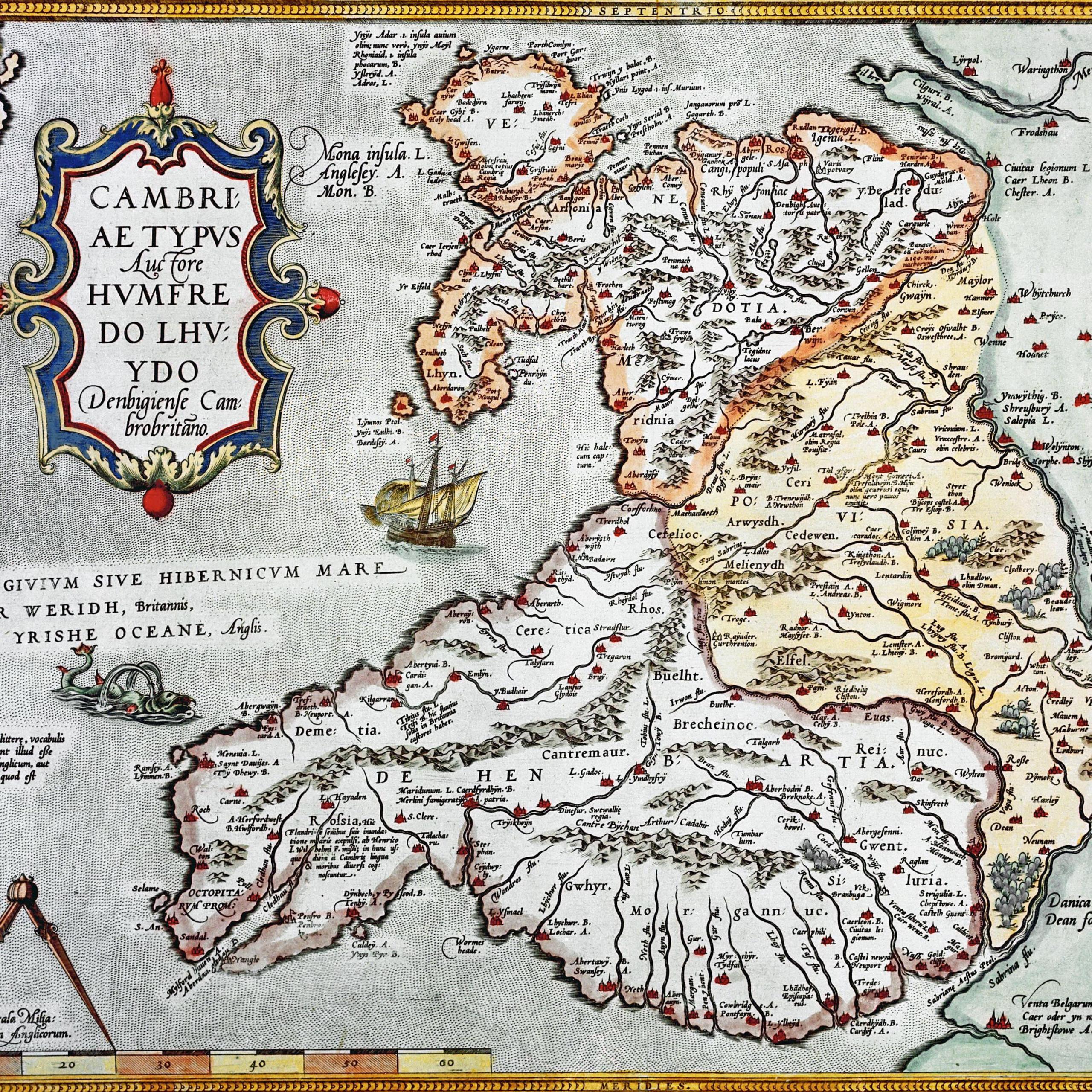 Map Humphrey Llwyd