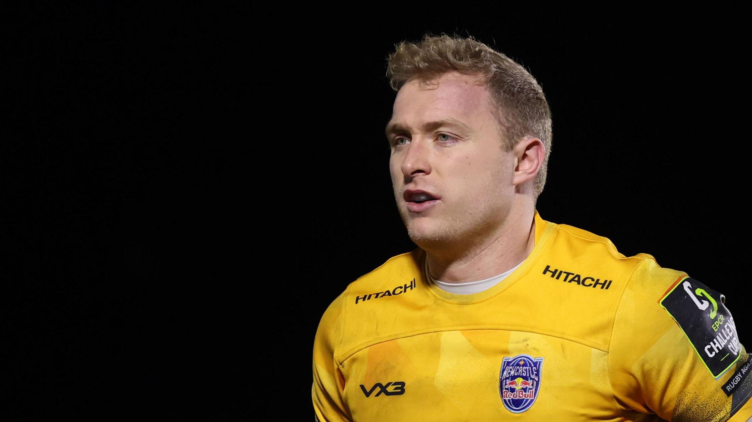 Cameron Hutchison in action for Newcastle Red Bulls