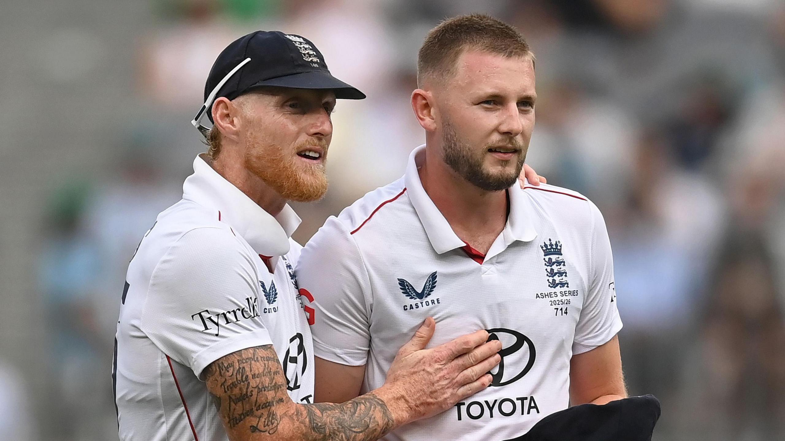 Ben Stokes and Gus Atkinson