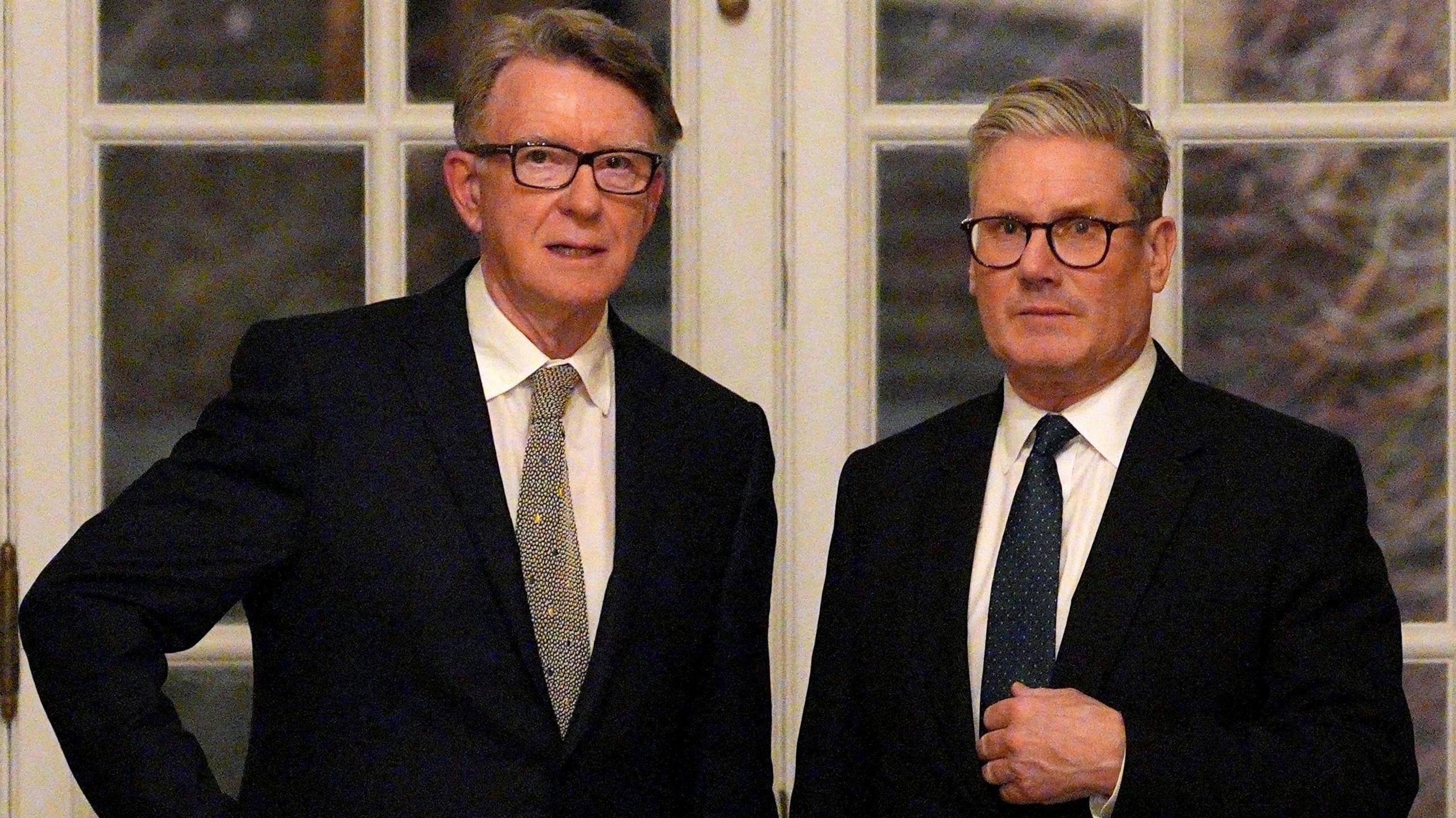 Peter Mandelson a Syr Keir Starmer