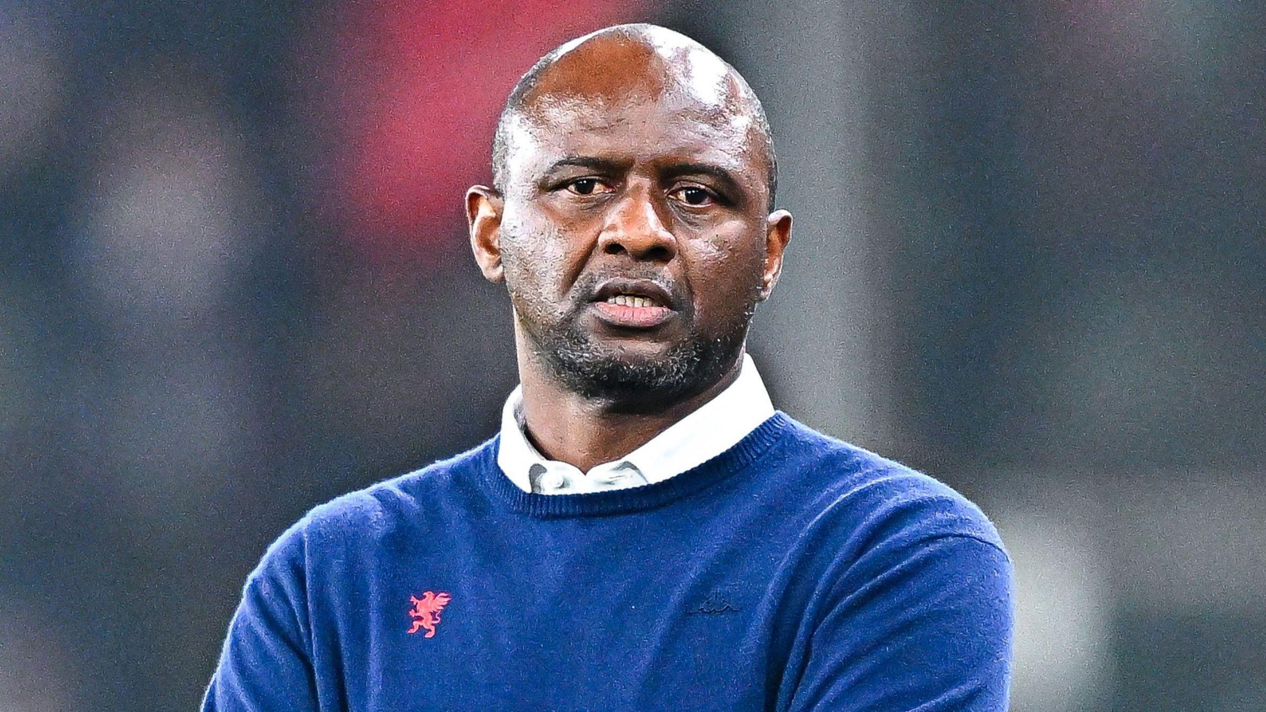 Genoa head coach Patrick Vieira