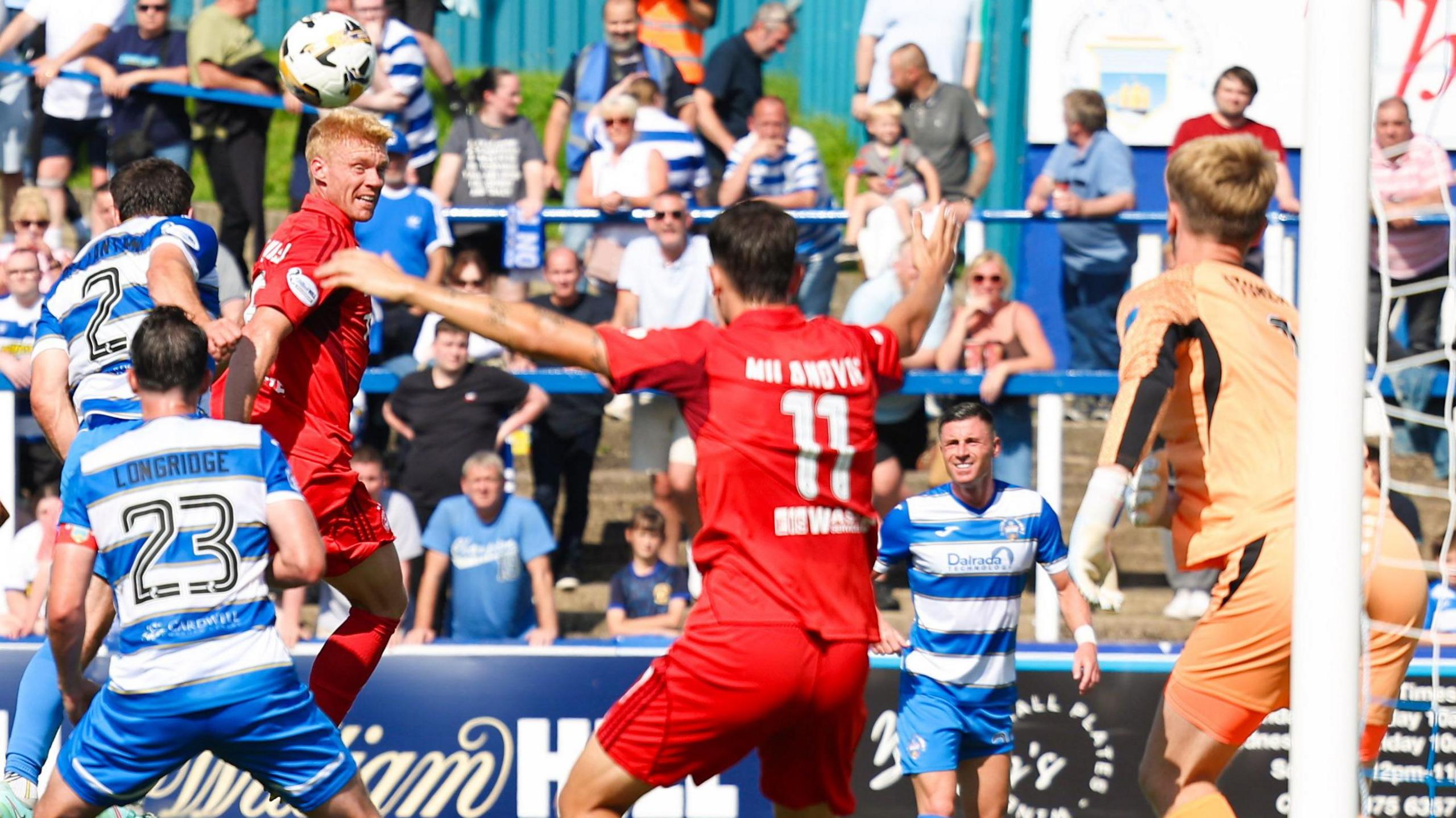 Sivert Heltne Nilsen scored his first goal for Aberdeen