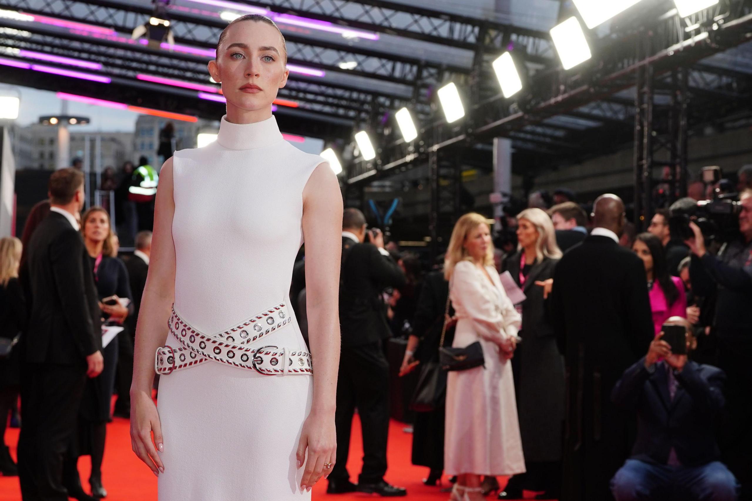 Saoirse Ronan attends the BFI London Film Festival opening night gala of documentary film maker and director Steve McQueen's Second World War drama Blitz, at the Royal Festival Hall, Southbank Centre in London. Picture date: Wednesday October 9, 2024