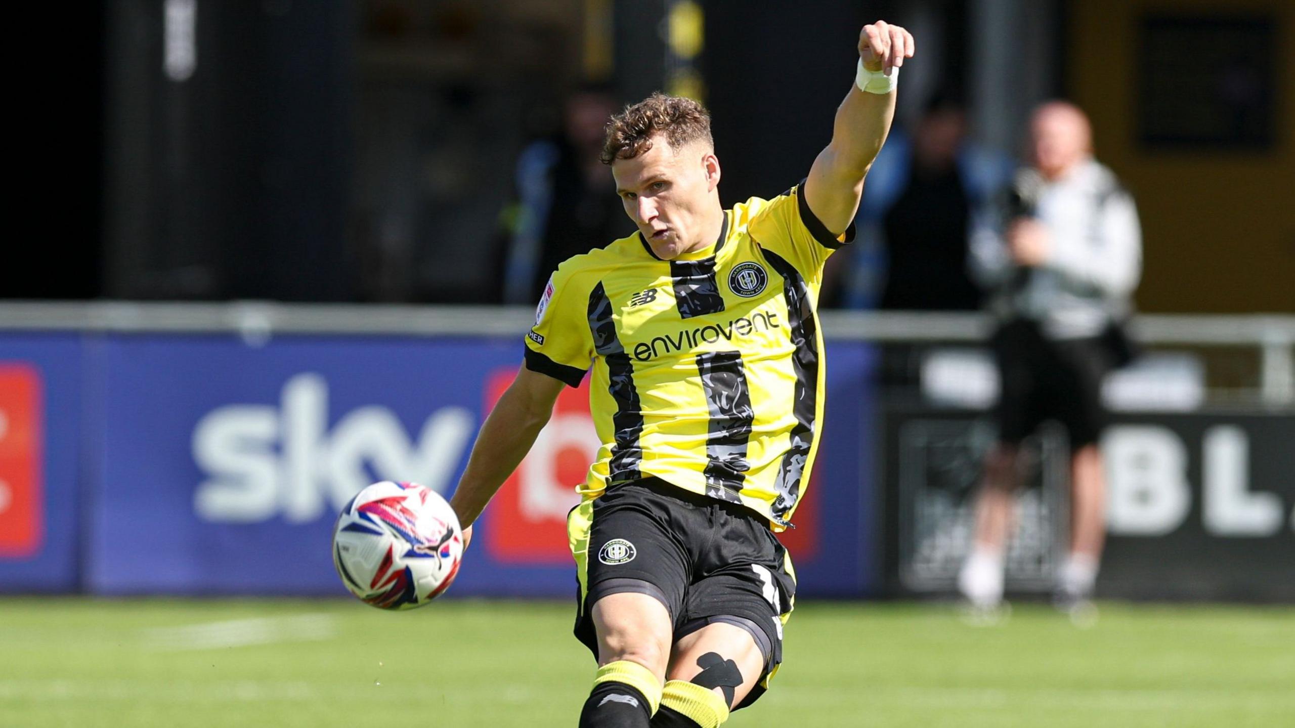 Full-Back Toby Sims of Harrogate Town