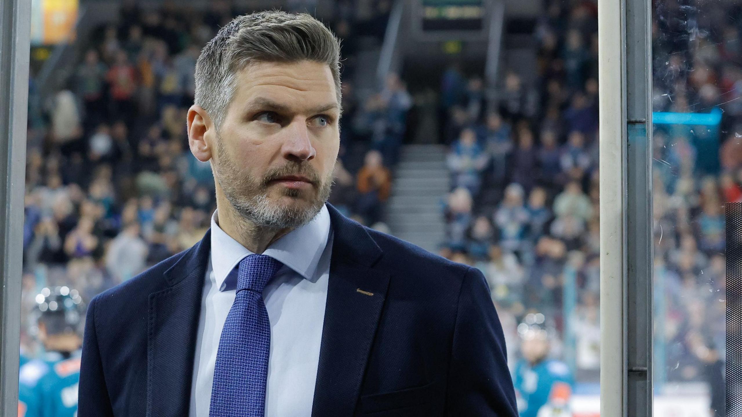 Belfast Giants head coach Adam Keefe
