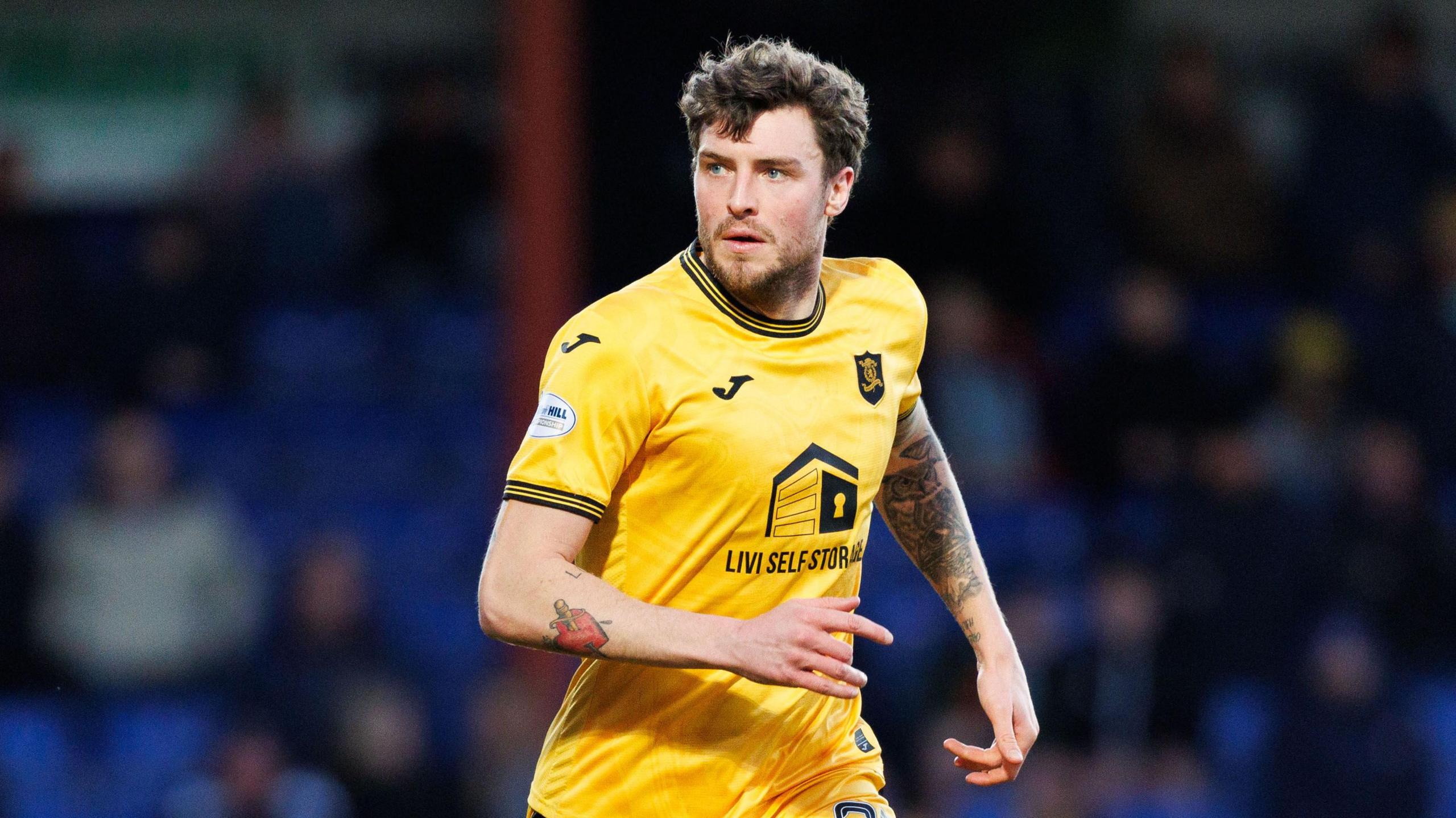 Robbie Muirhead curled in Livingston's opener in their 3-0 win over Hamilton Accies