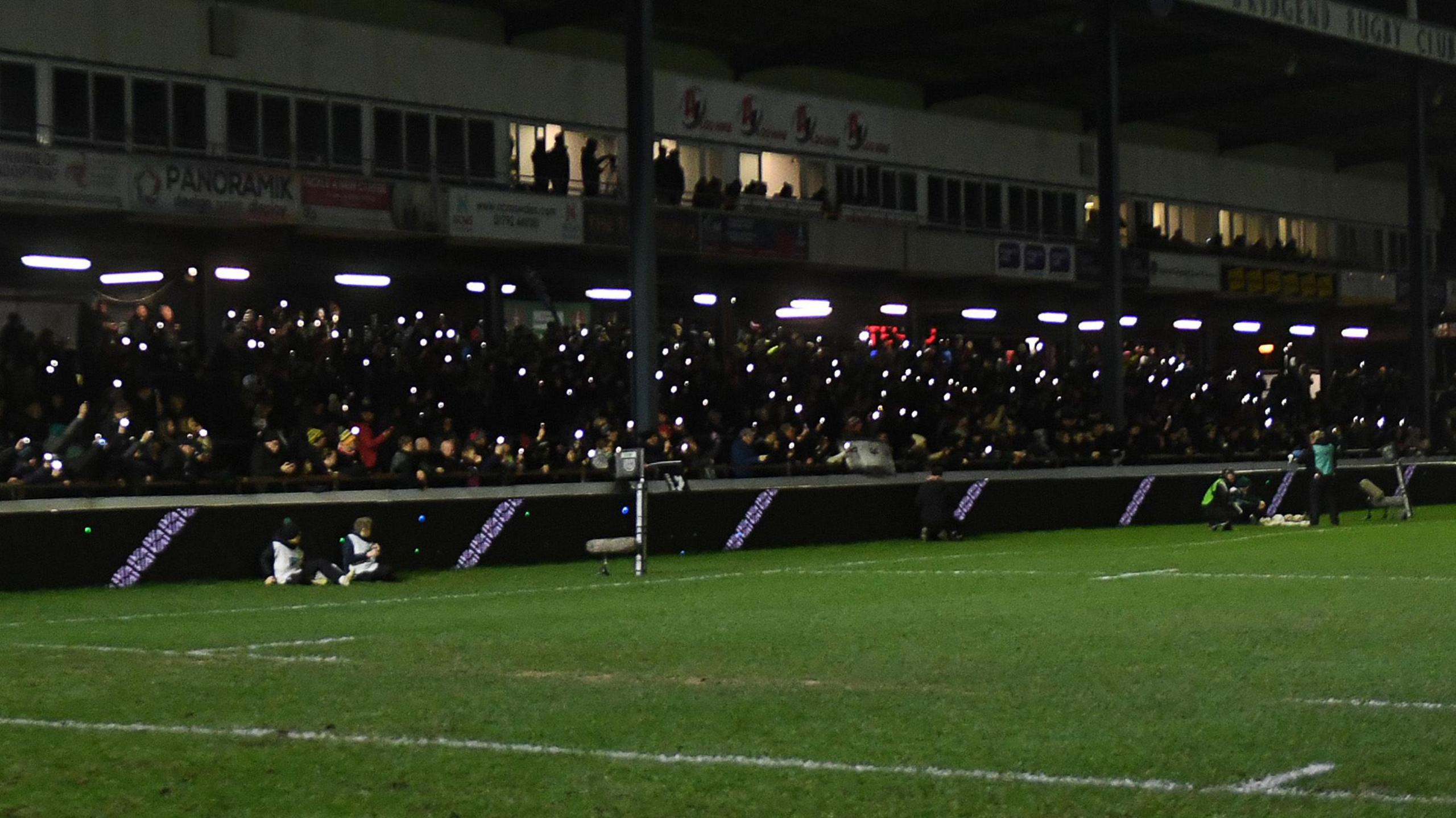 Ospreys fans made their feelings known towards the Welsh Rugby Union and Ospreys owners Y11 Sport and Media
