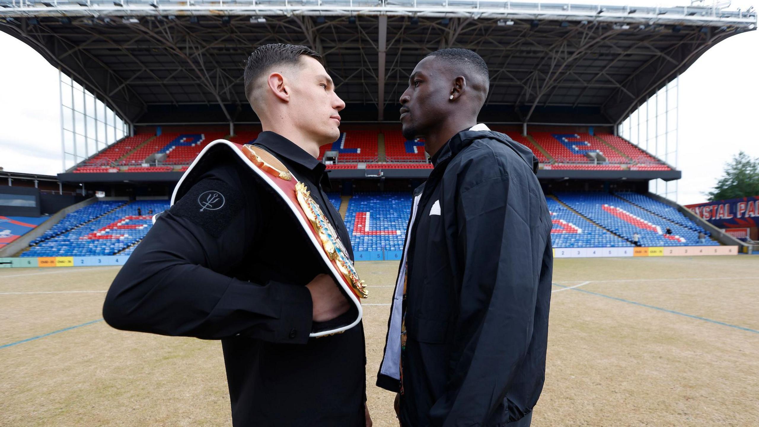 Richard Riakporhe and Chris Billiam-Smith face off at Selhurst Park