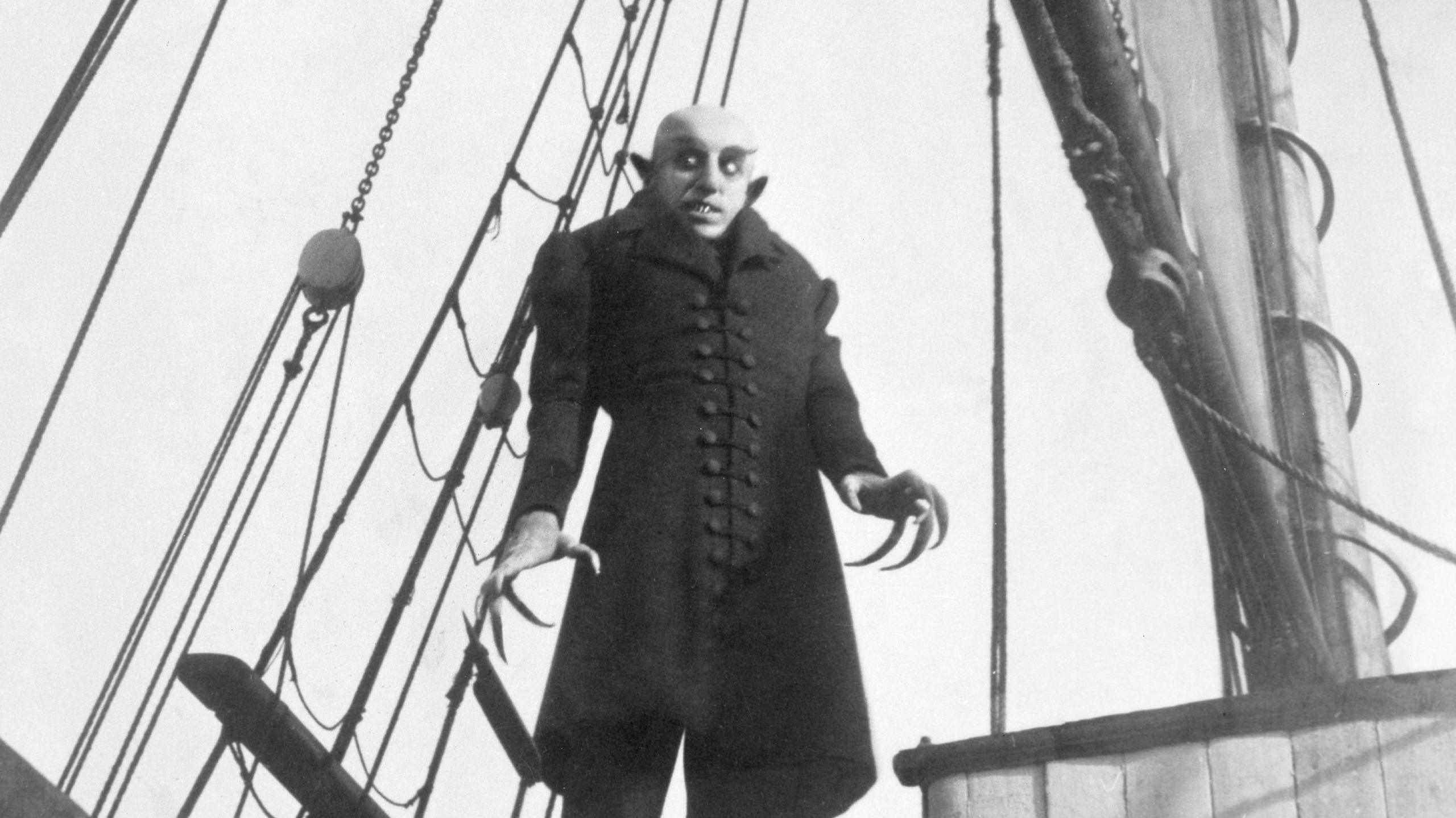 Max Schreck  starred in the silent movie Nosferatu, directed by Friedrich Wilhelm Murnau in 1922