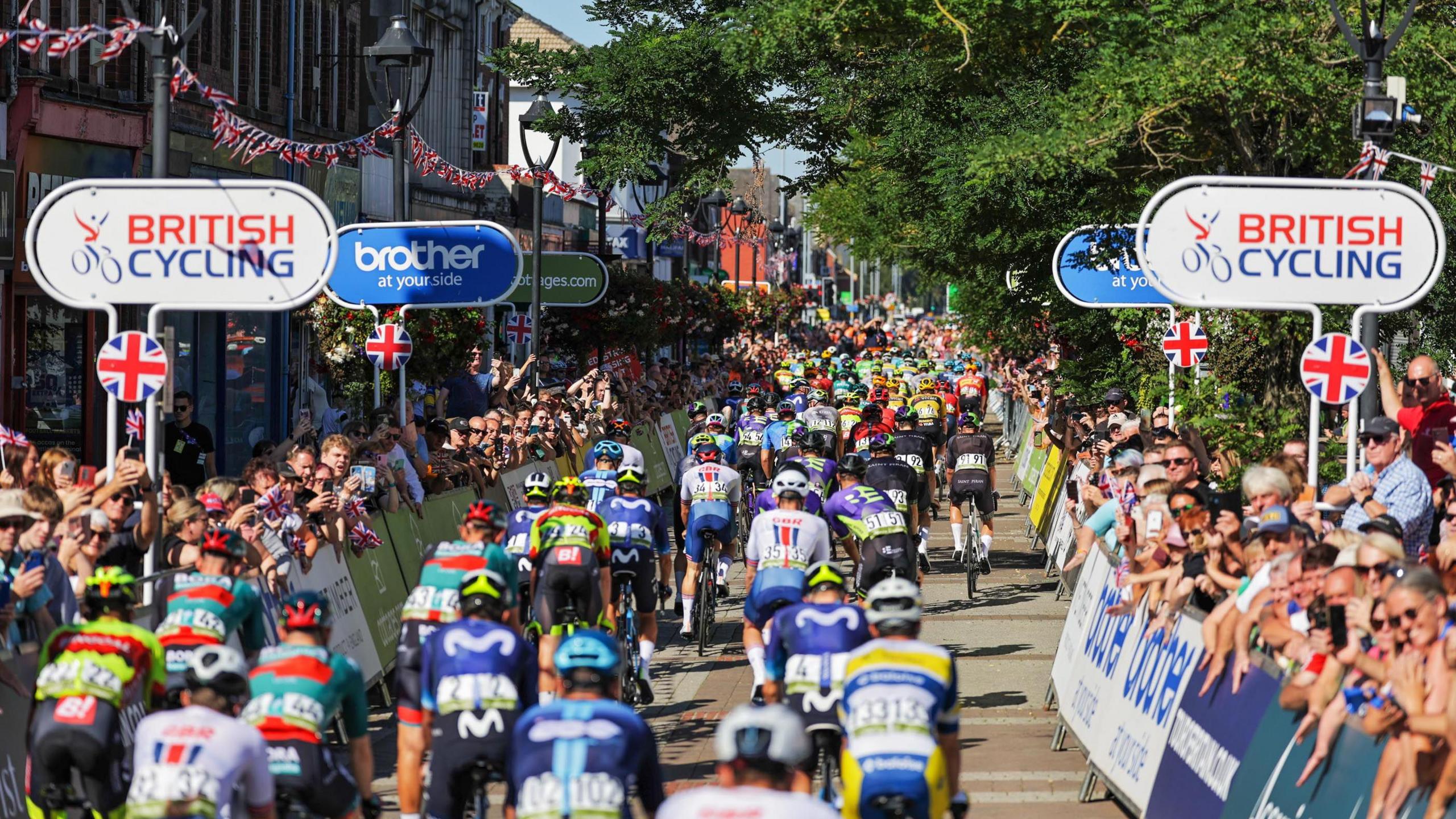 Cyclists in Goole