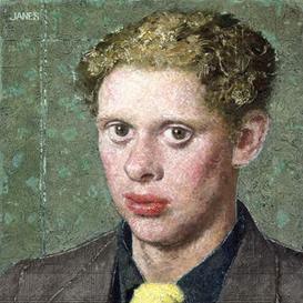 Llun Alfred Janes o Dylan Thomas