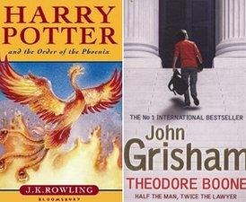 Harry Potter and the Order of the Phoenix and Theodore Boone front covers