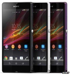 Sony smartphones