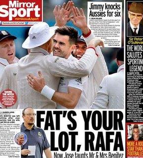 Daily Mirror backpage