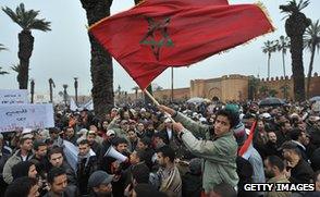 Pro-reform protest, Rabat, February 2011