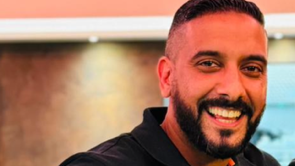 A smiling man
