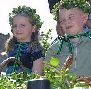 Watercress king and queen