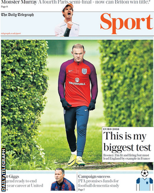 Daily Telegraph sports supplement