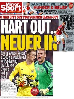 Daily Mirror back page