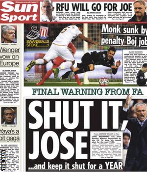 The Sun's back page