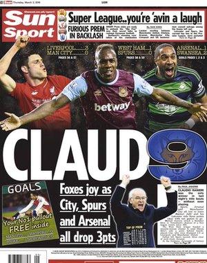 The Sun's back page