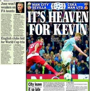 Daily Express back page