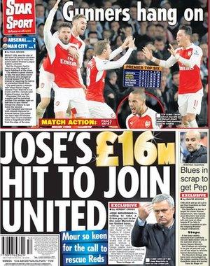 Daily Star back page
