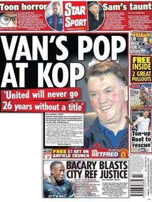 Daily Star back page