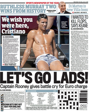 Daily Mail back page