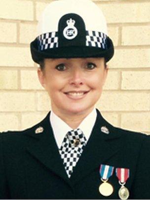 PC Sam Sparkes became a police family liaison officer after the death of her cousin Vanessa in a traffic accident