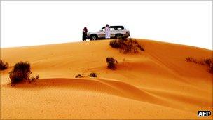 Sand dune in Saudi Arabia